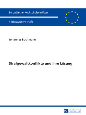 cover image of Strafgewaltkonflikte und ihre Loesung